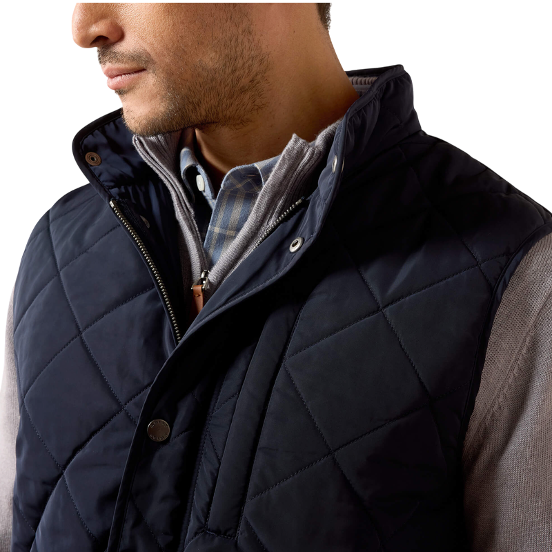Ariat - Doudoune sans manches homme Two24 Woodgate show navy