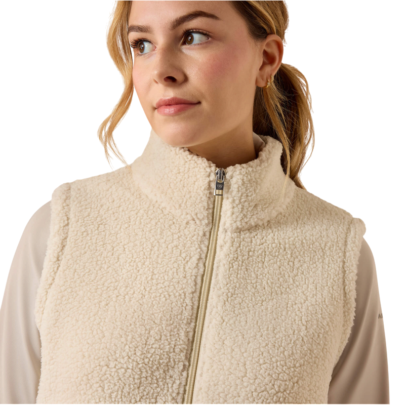 Ariat - Doudoune sans manches polaire enfant Laviolette almond milk