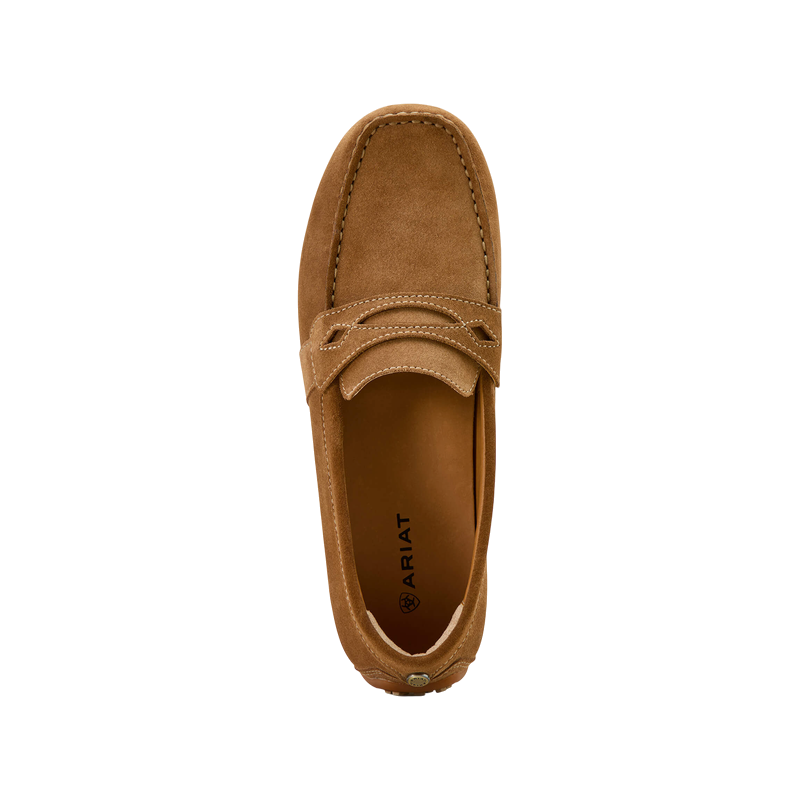 Ariat - Mocassins femme Solene caramel suede