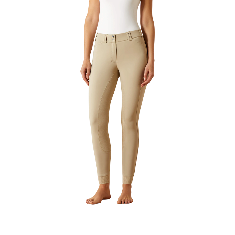 Ariat - Pantalon d'équitation femme Tri Factor full grip olympia tan long