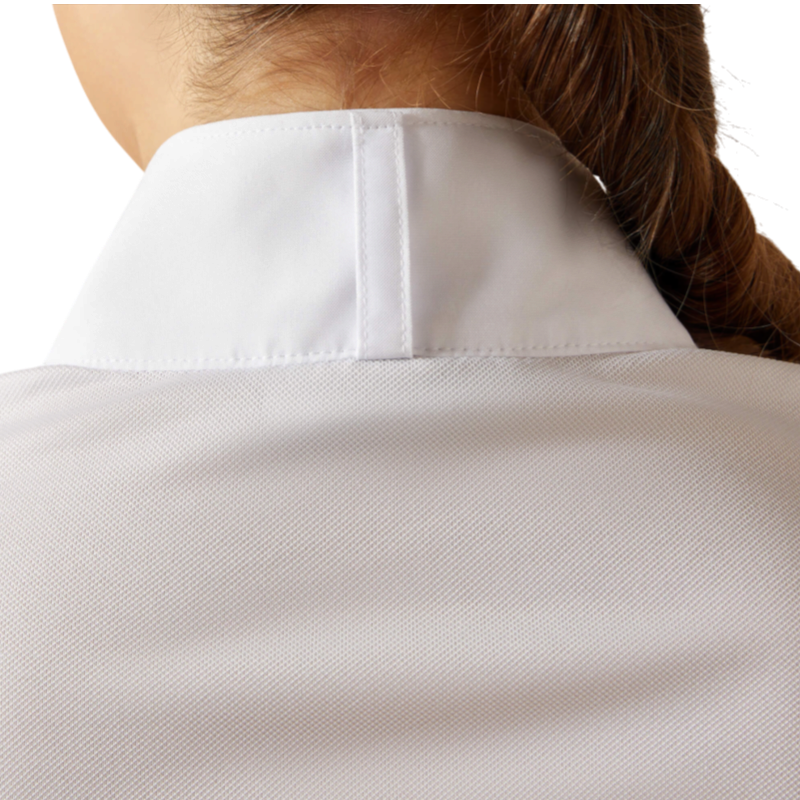 Ariat - Polo de concours manches courtes enfant Aptos blanc