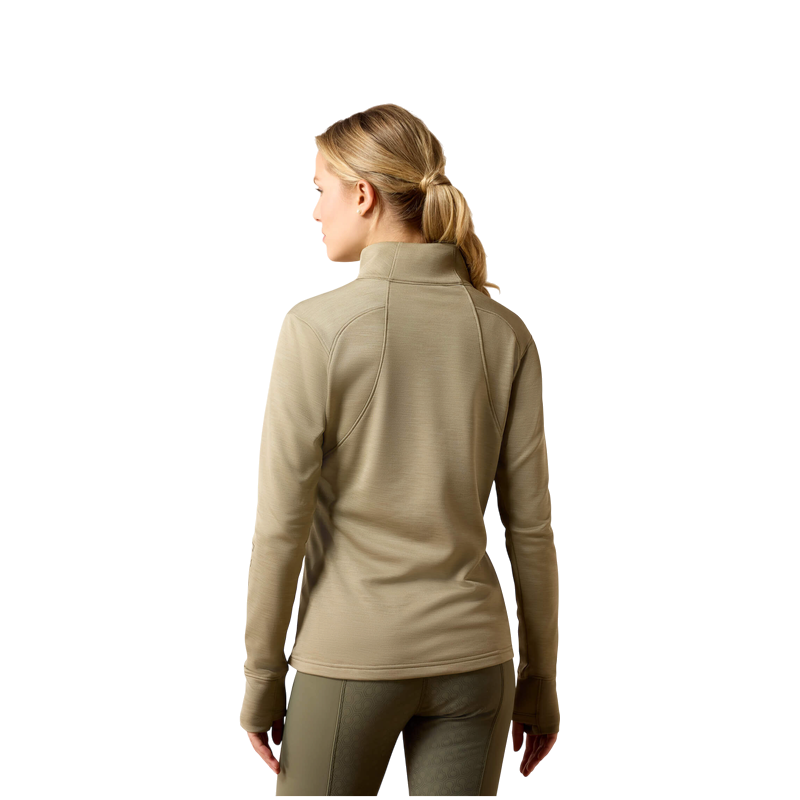 Ariat - Pull à col zippé femme Team EQ winter twig