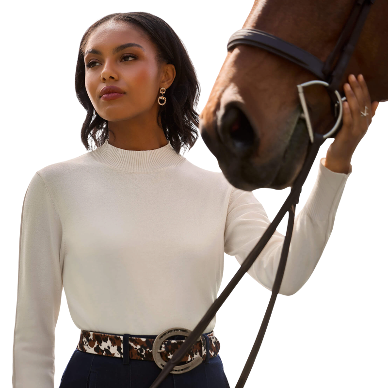 Ariat - Pull femme Coney antique white
