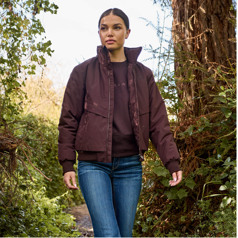 Ariat - Sweat-shirt femme Martine chocolate plum