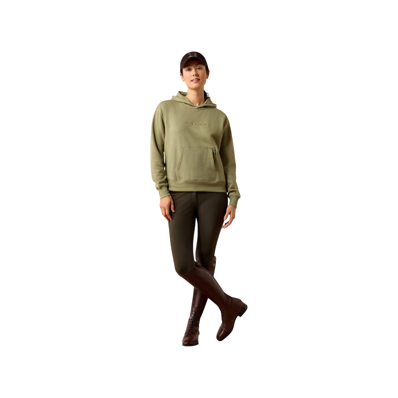 Ariat - Sweat à capuche femme Martine oil green