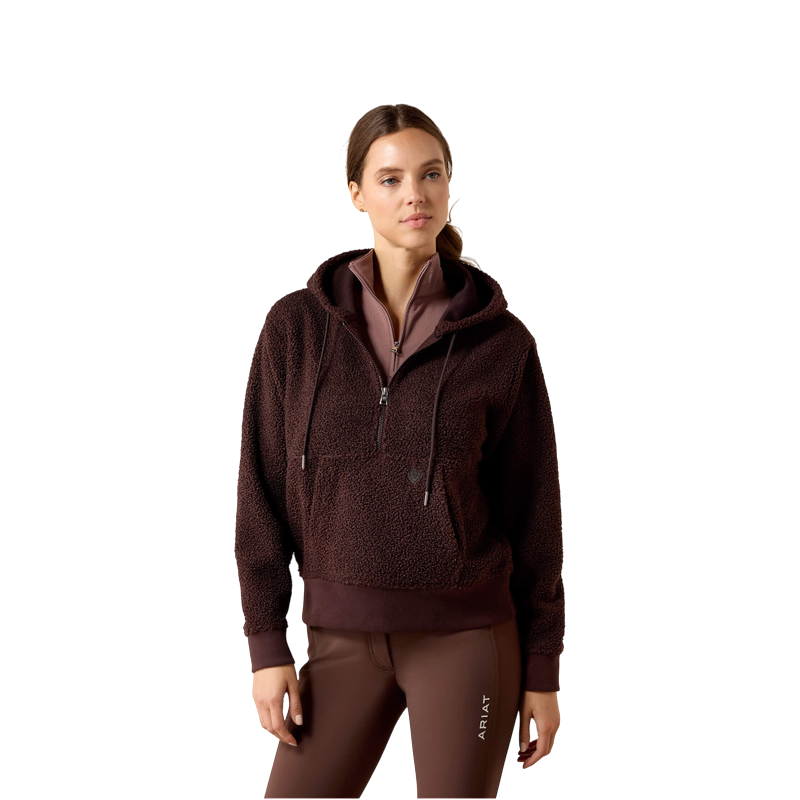 Ariat - Sweat à capuche femme Orinda chocolate plum