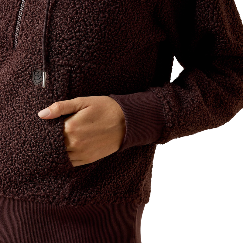 Ariat - Sweat à capuche femme Orinda chocolate plum