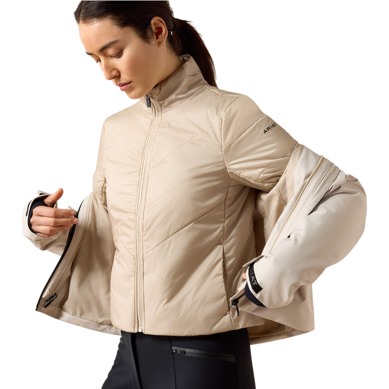 Ariat - Veste imperméable 3-en-1 femme Troika chateau grey