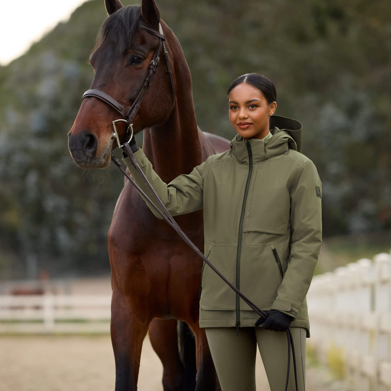 Ariat - Veste imperméable femme Outer Banks kalamata