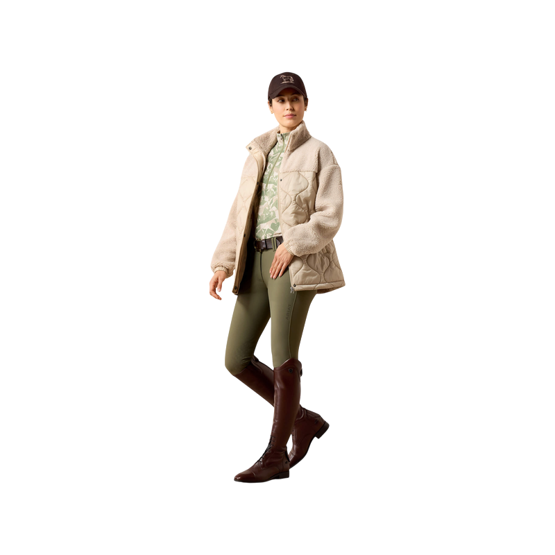 Ariat - Veste matelassée femme Sherpuff chateau grey