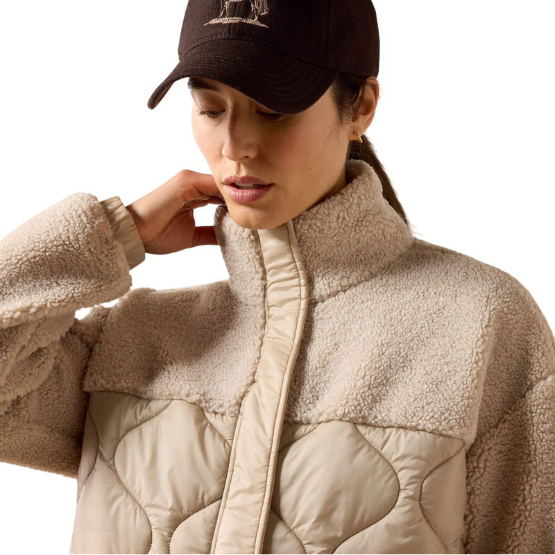 Ariat - Veste matelassée femme Sherpuff chateau grey
