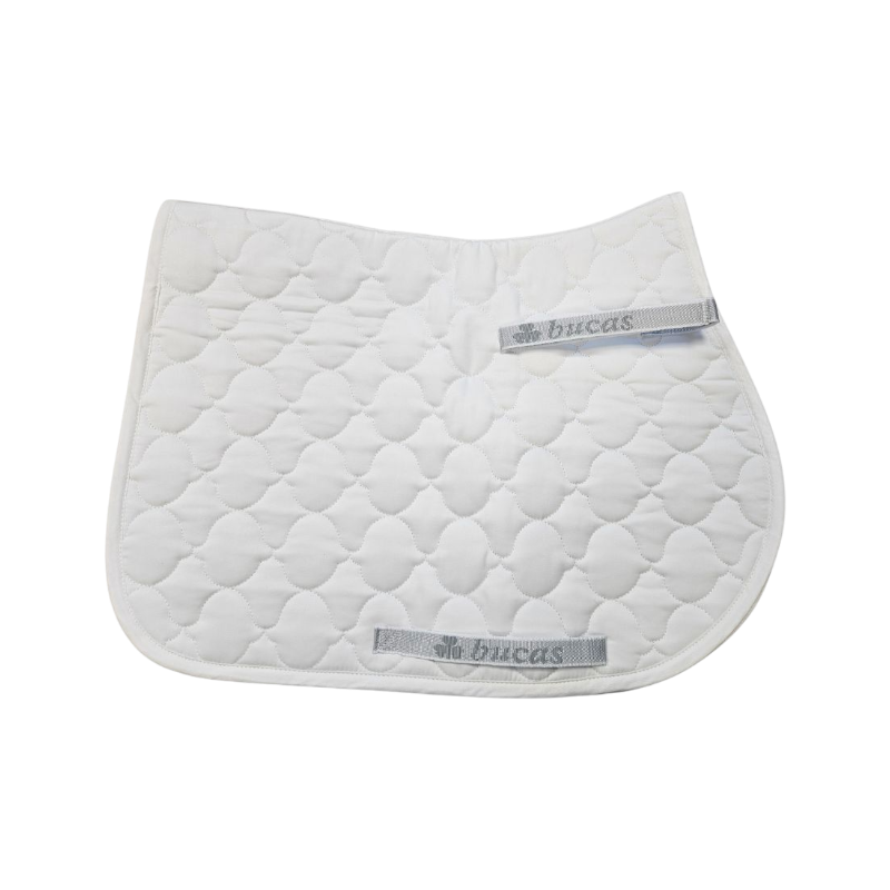 Bucas - Tapis de selle AeroMax blanc/ blanc