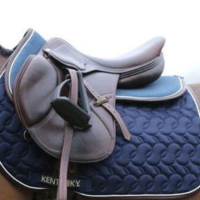 Kentucky Horsewear - Amortisseur pour chevaux Anatomique Absorb marine/marron | - Ohlala
