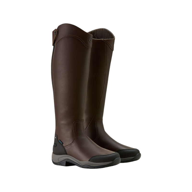Ariat - Bottes imperméable femme Telluride dark brown full | - Ohlala