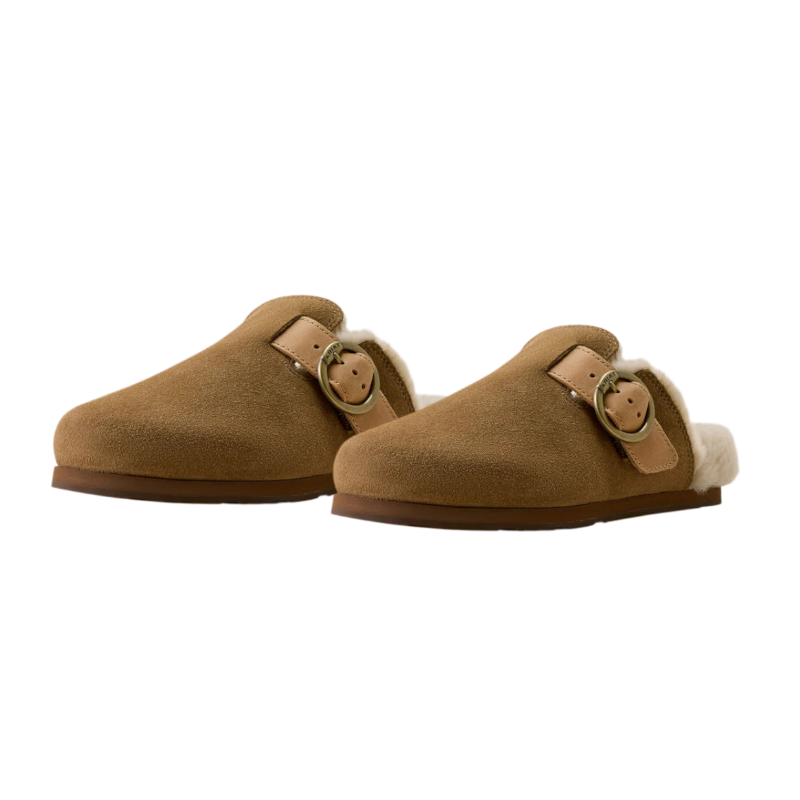 Ariat - Mule femme Country Sherpa ranch brown suede | - Ohlala