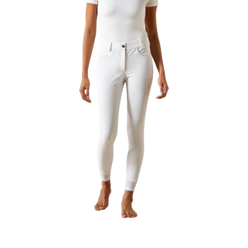 Ariat - Pantalon d'équitation femme Tri Factor NT blanc full grip