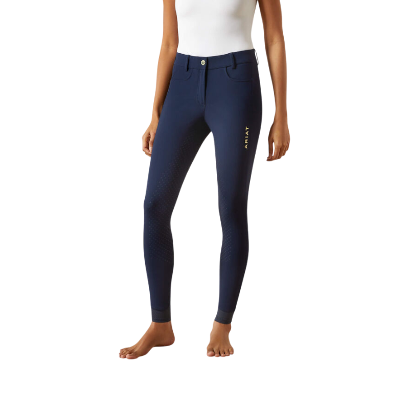Ariat - Pantalon d'équitation femme Tri Factor NT navy éclipse full grip