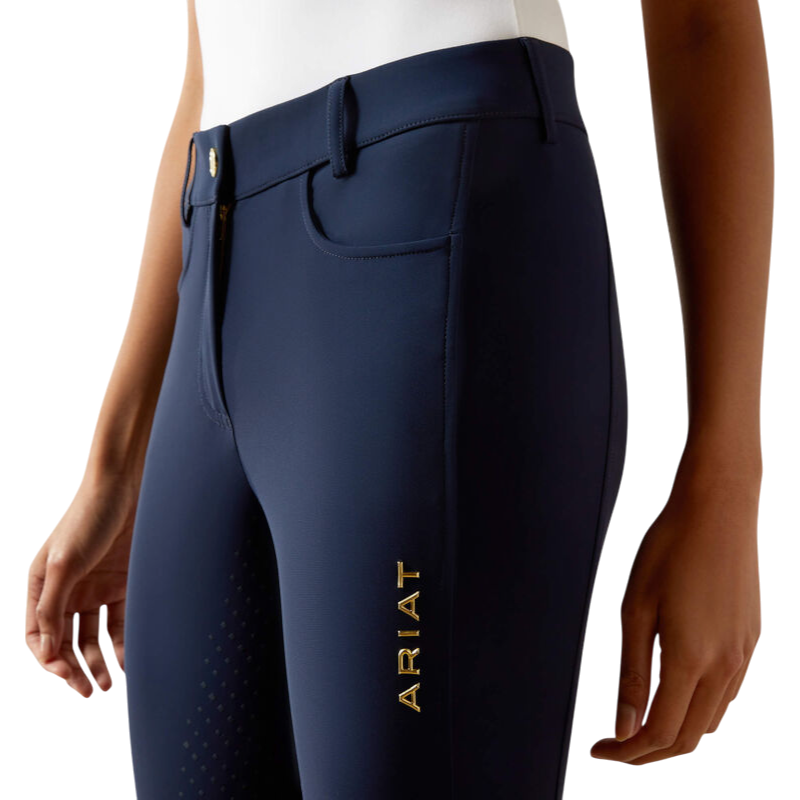 Ariat - Pantalon d'équitation femme Tri Factor NT navy éclipse full grip