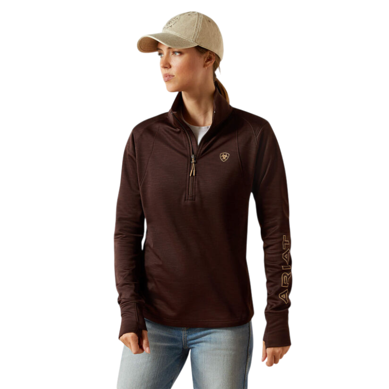Ariat - Dames trui met ritsluiting Team EQ java | - Ohlala