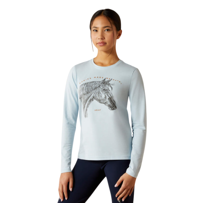 Ariat - Dames longsleeve Happy skyway | - Ohlala