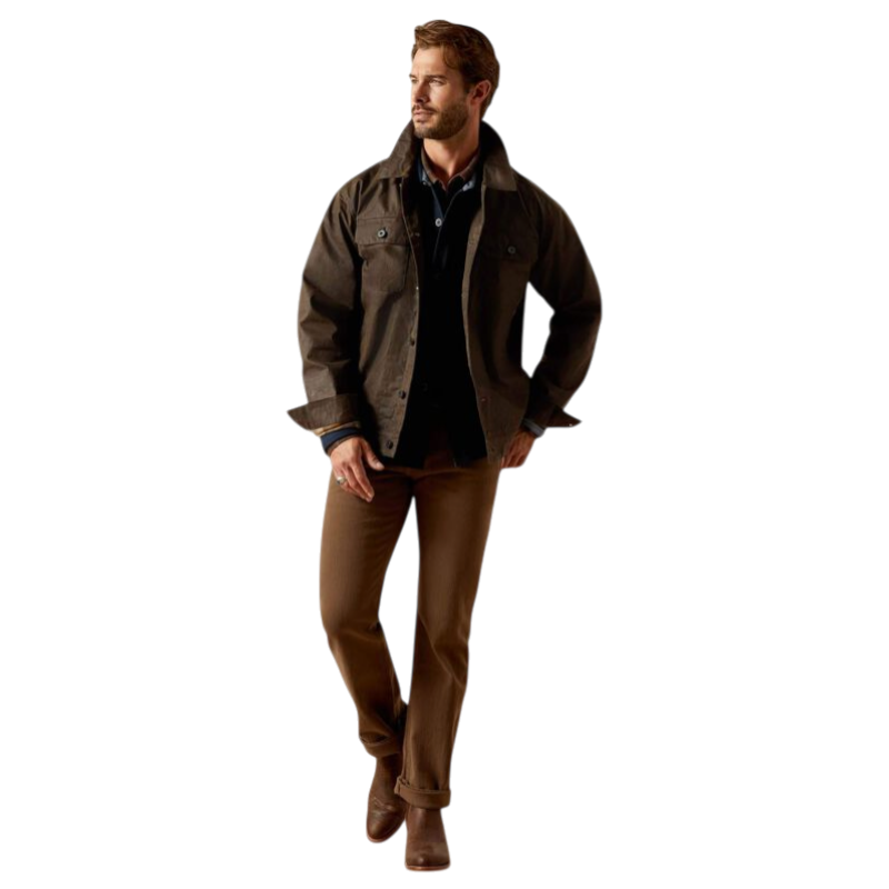 Ariat - Heren jack Drayham bruin | - Ohlala
