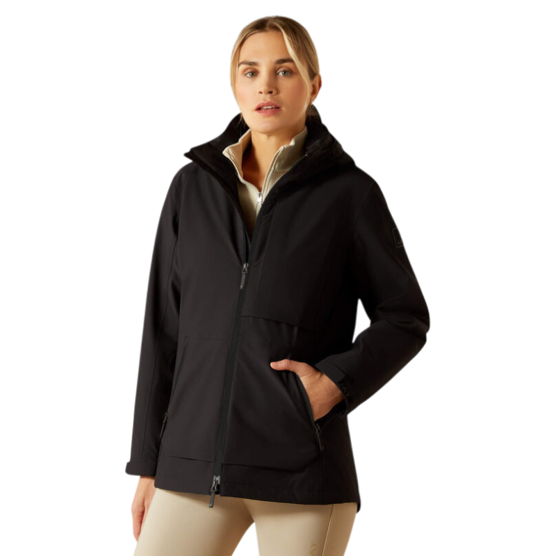 Ariat - Veste imperméable femme Outer Banks noir | - Ohlala