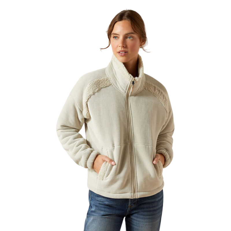 Ariat - Veste zippée femme Lafayette pelican | - Ohlala