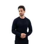 Harcour - Pull manches longues homme Arthur marine | - Ohlala