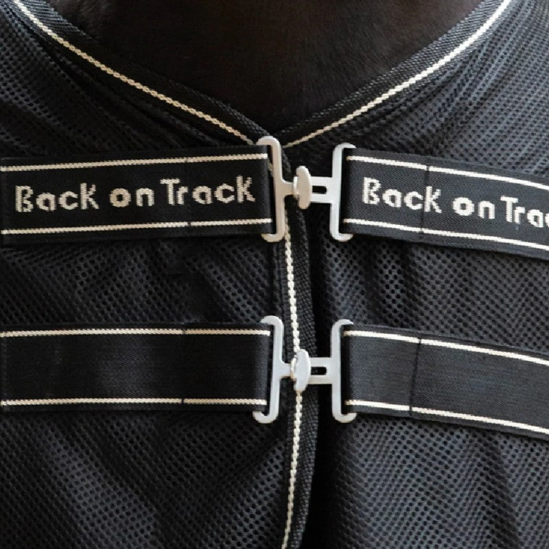 Back On Track - Chemise filet Sienna noir