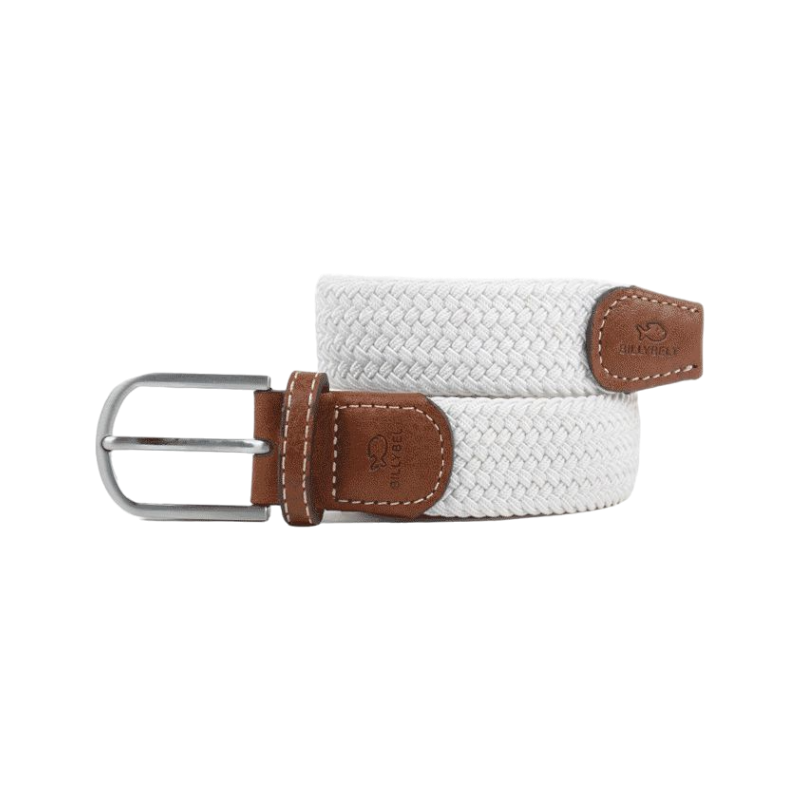 Billybelt - Ceinture tressée élastique Blanc coco | - Ohlala