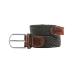 Billybelt - Gevlochten elastische riem Kaki Groen | - Ohlala