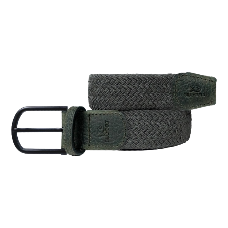 Billybelt - Ceinture tressée Dark Forest vert