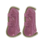 Kentucky Horsewear - Guêtres ouvertes mouton vegan Bamboo Elastic vieux rose | - Ohlala