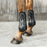 Kentucky Horsewear - Guêtres ouvertes Bamboo Elastic noir | - Ohlala