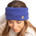 Pénélope - Bandeau tricoté femme Mel bleu roi
