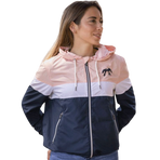 Pénélope Store - Windjas Celecce marine/roze | - Ohlala