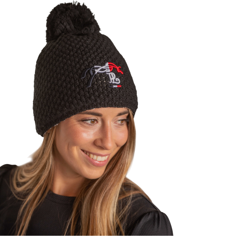 Pénélope - Bonnet femme Timy noir