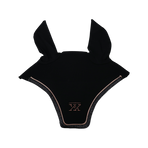 Oxxer - Bonnet pour chevaux Accent noir/ pêche | - Ohlala