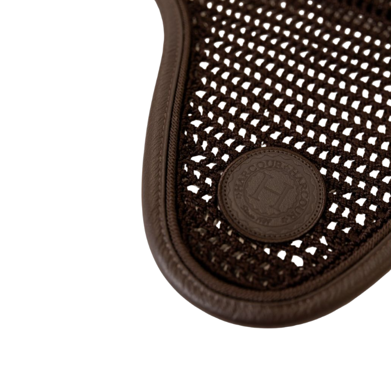 Harcour - Bonnet pour chevaux Baltha marron