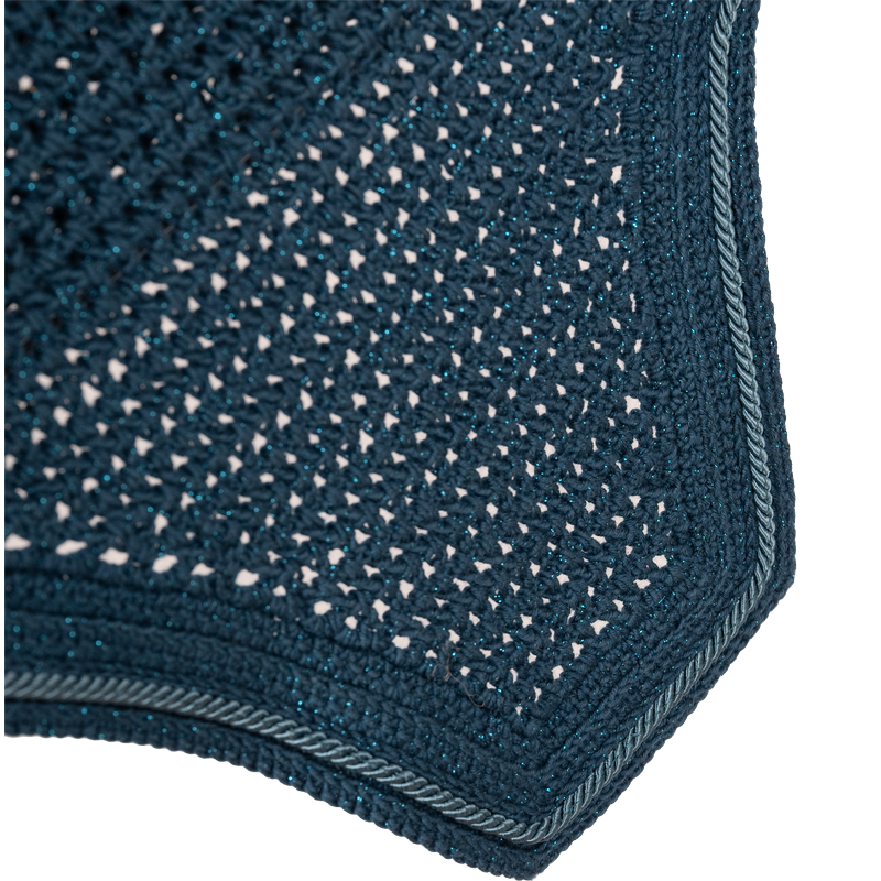 Bonnet pour chevaux Wellington Full Sparkling marine - Kentucky Horsewear