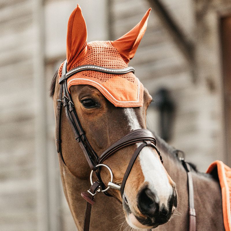 Kentucky Horsewear - Bonnet Wellington velvet orange | - Ohlala