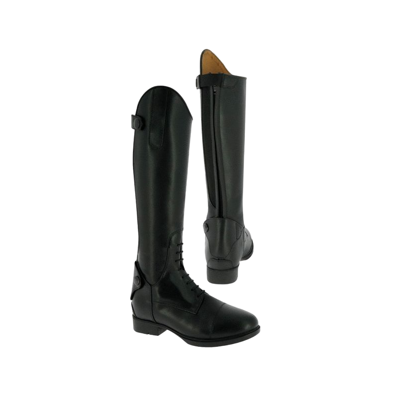 Equithème -  Bottes enfant noir | - Ohlala