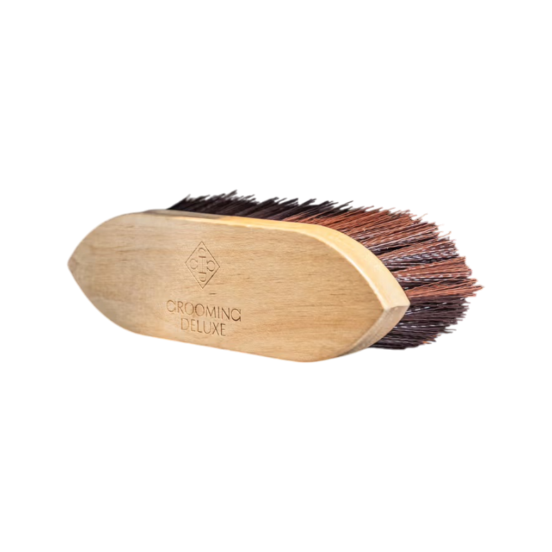 Grooming Deluxe - Bouchon en bois à poils courts et durs marron