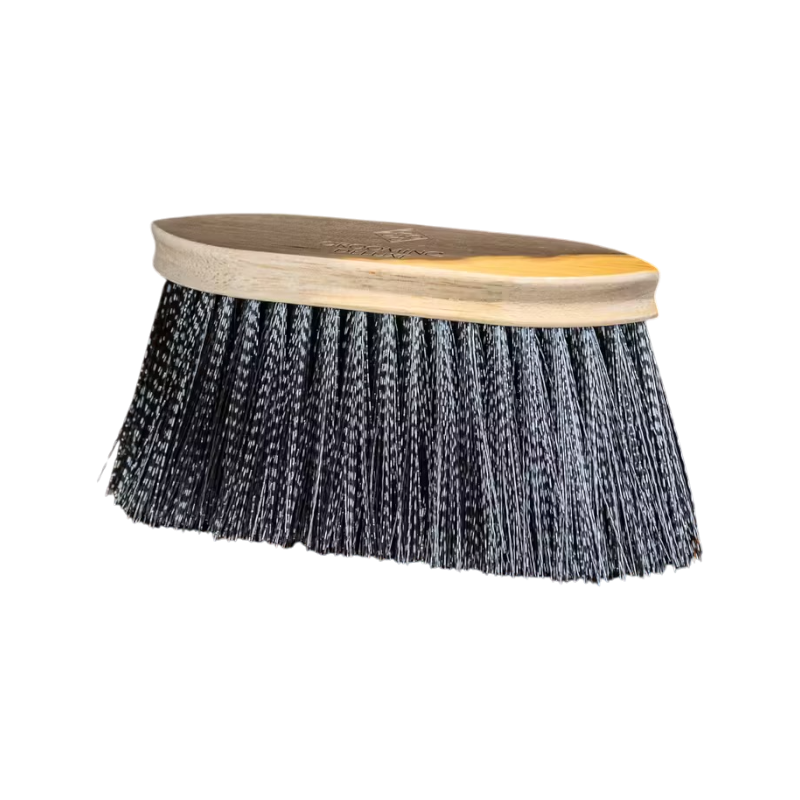 Grooming Deluxe - Brosse douce en bois à poils long noir