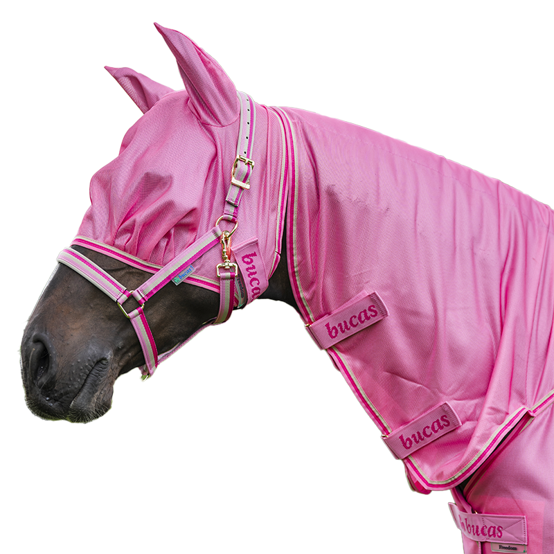Bucas - Vliegenmasker Freedom aurora pink | - Ohlala
