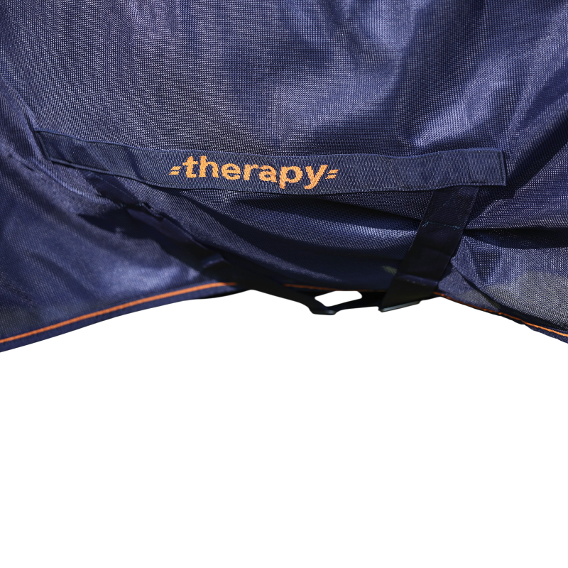 Bucas - Couverture d'extérieur Therapy Mesh Cooler marine/ orange
