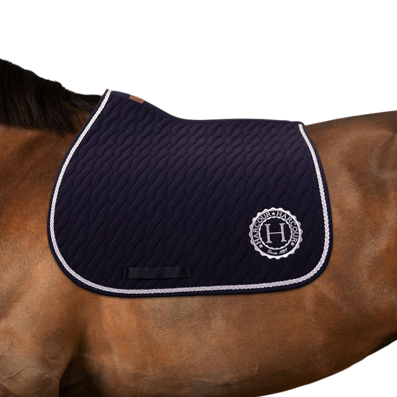 Harcour - Tapis de selle Caelius marine