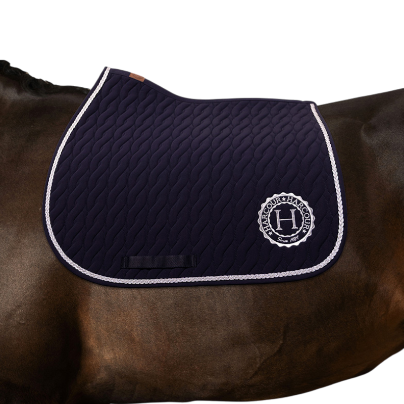 Harcour - Tapis de selle Caelius marine