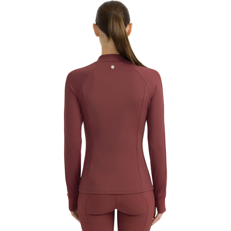 Harcour - T-shirt manches longues technique femme Calista vigne