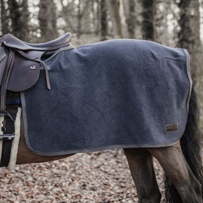 Kentucky Horsewear - Couvre reins carré Heavy Fleece  gris | - Ohlala
